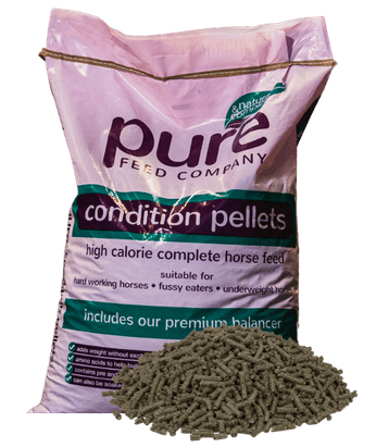 Condition Pellets bag and pellets