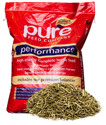 Pure Performance bag with feed chaff pile 
